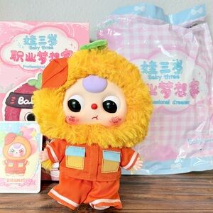 Baby Three Professional Dreamer Series Blind Box, Confirmed Orange Firefighter